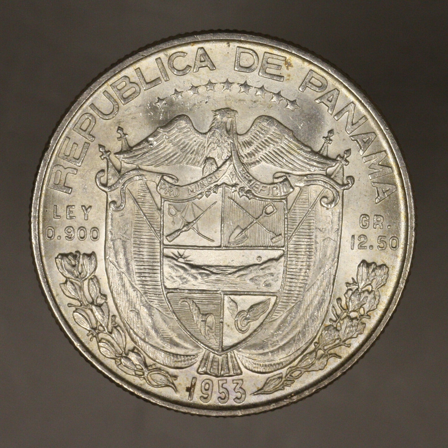 Panama 1953 1/2 Half Balboa BU