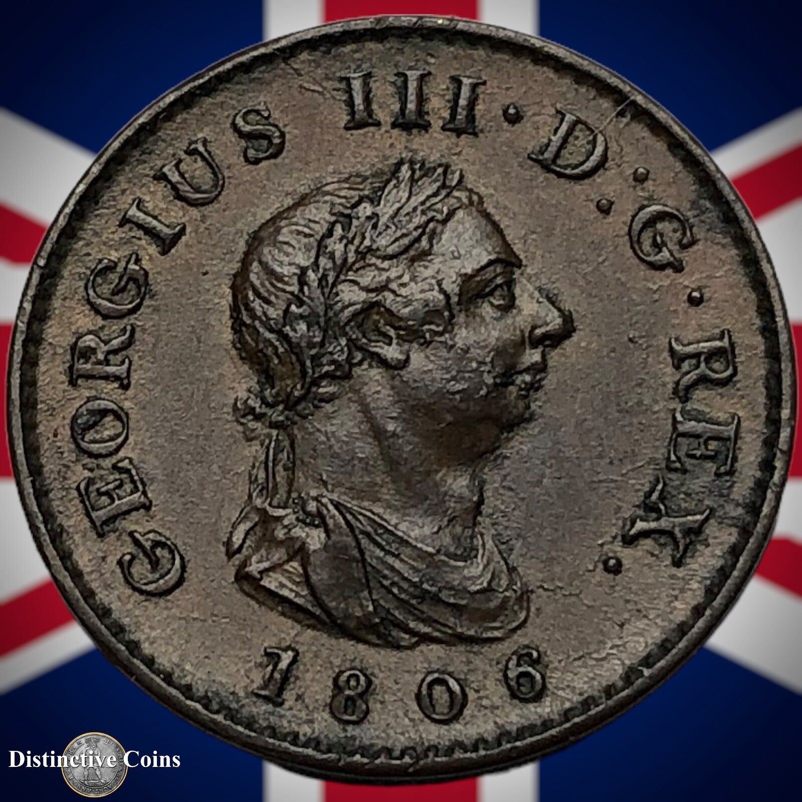 Great Britain 1806 Farthing 1/4d GB3226