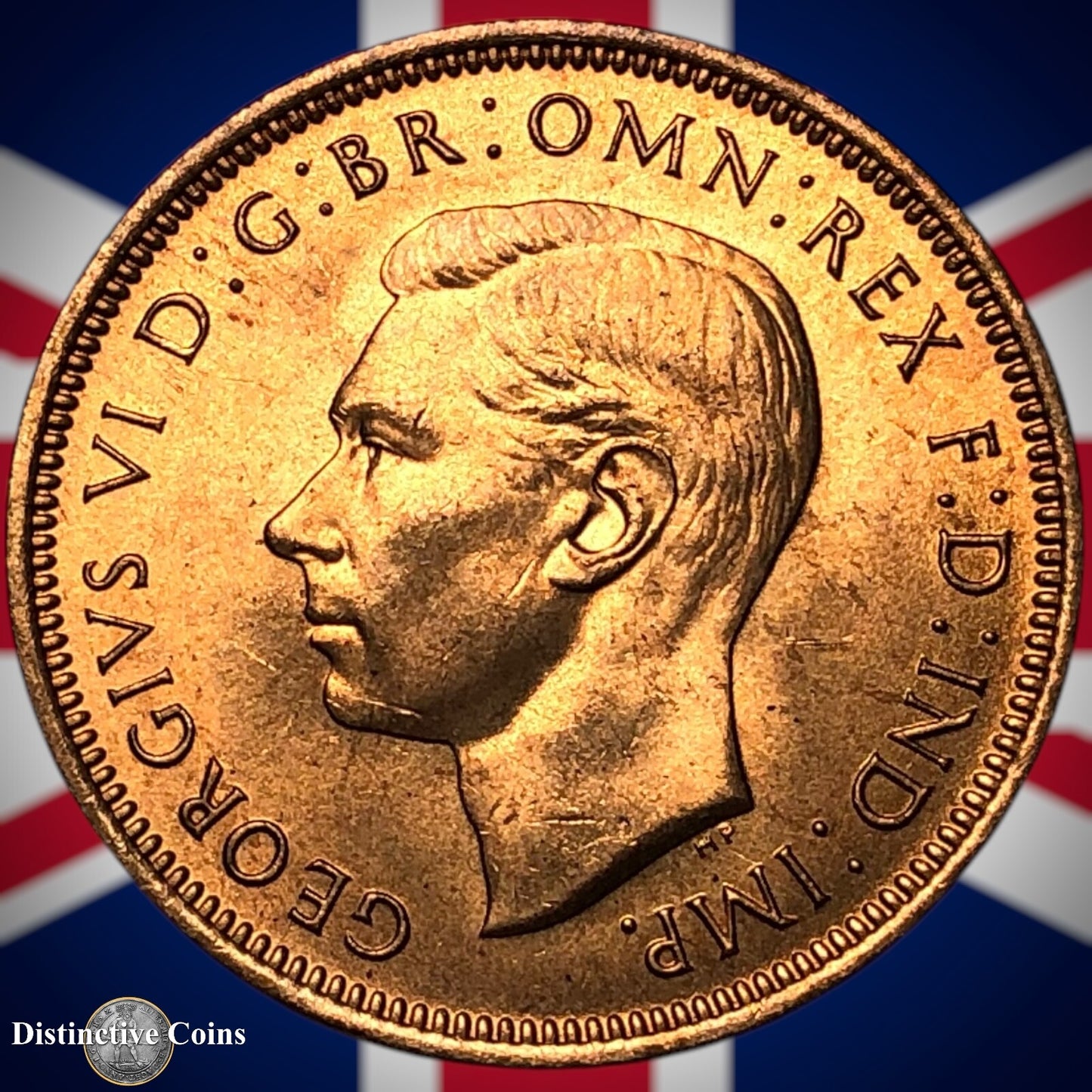 Great Britain 1947 Half Penny 1/2d GB6048