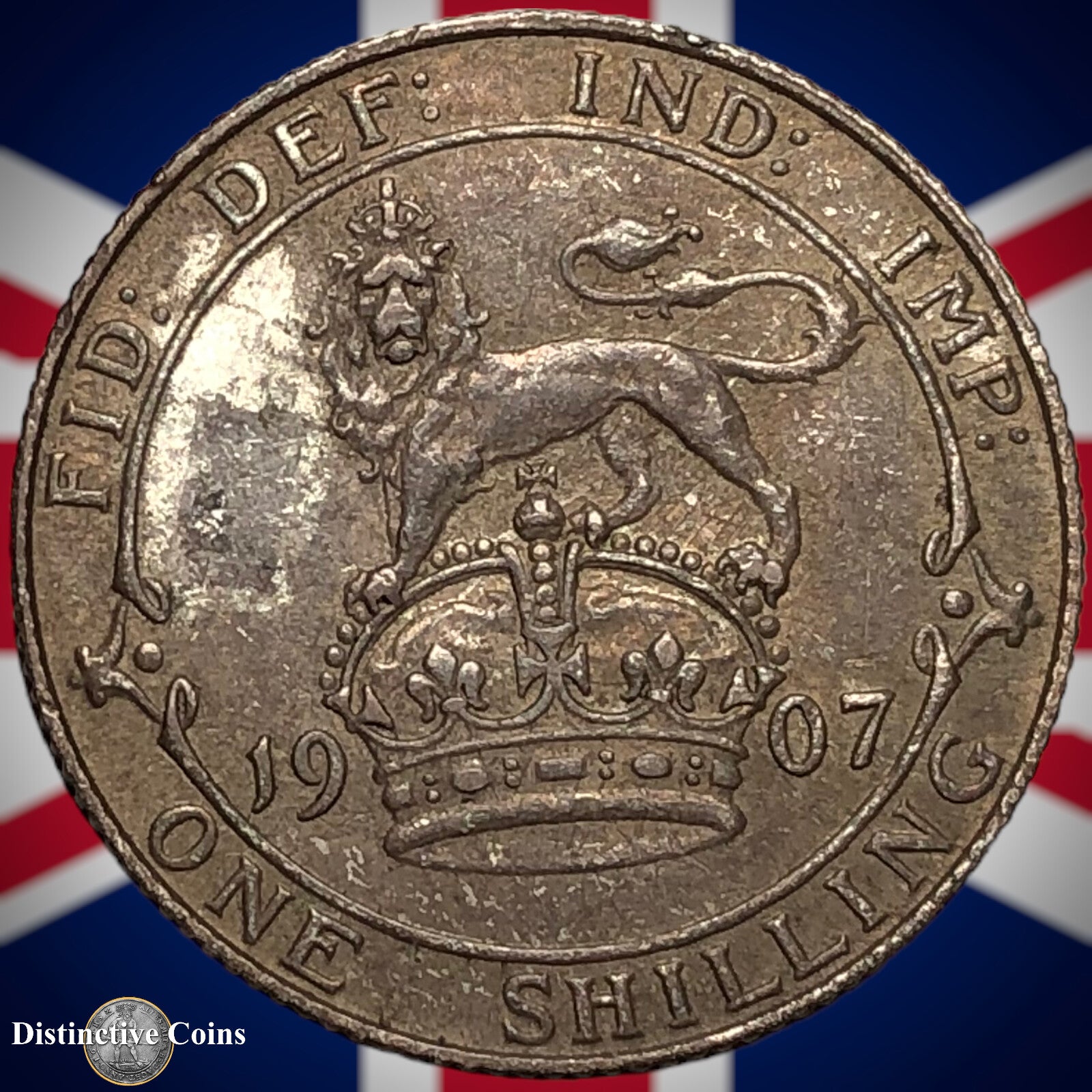 Great Britain 1907 British One Shilling GB0850