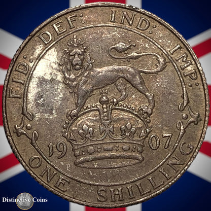 Great Britain 1907 British One Shilling GB0850