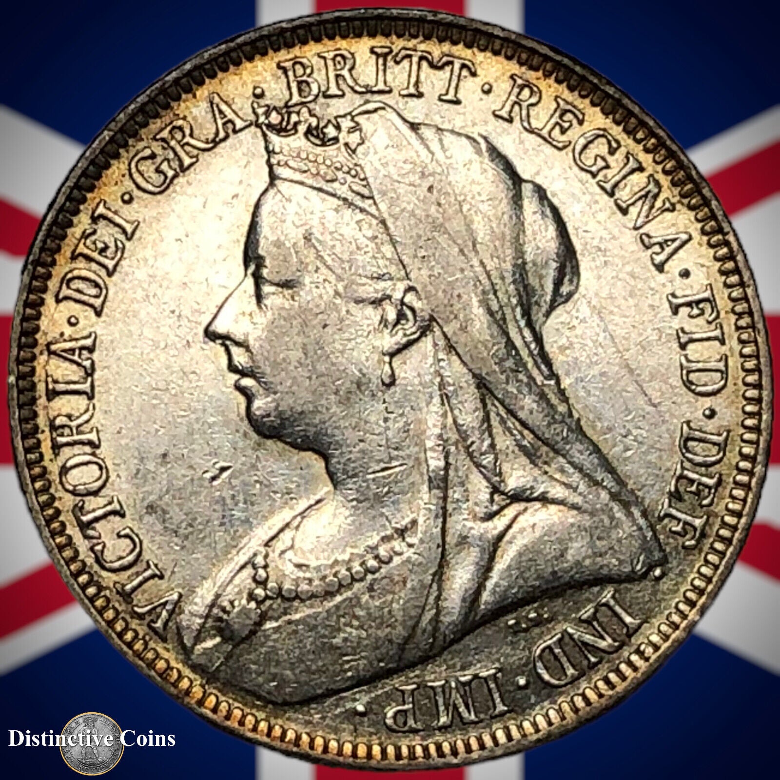 Great Britain 1900 British One Shilling GB0734