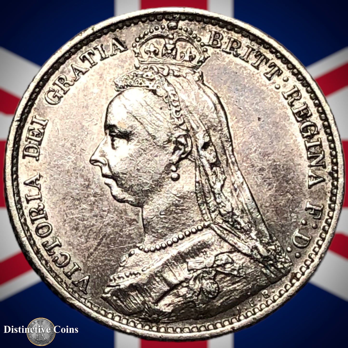 Great Britain 1890 Six Pence GB2745