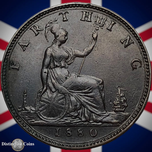 Great Britain 1880 Farthing 1/4d GB3843