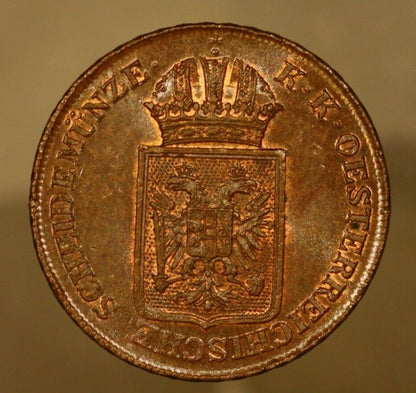 Austria 1848 A 2 Kreuzer Nice Unc A135