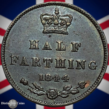 Great Britain 1844 Half Farthing 1/2 Penny GB3087