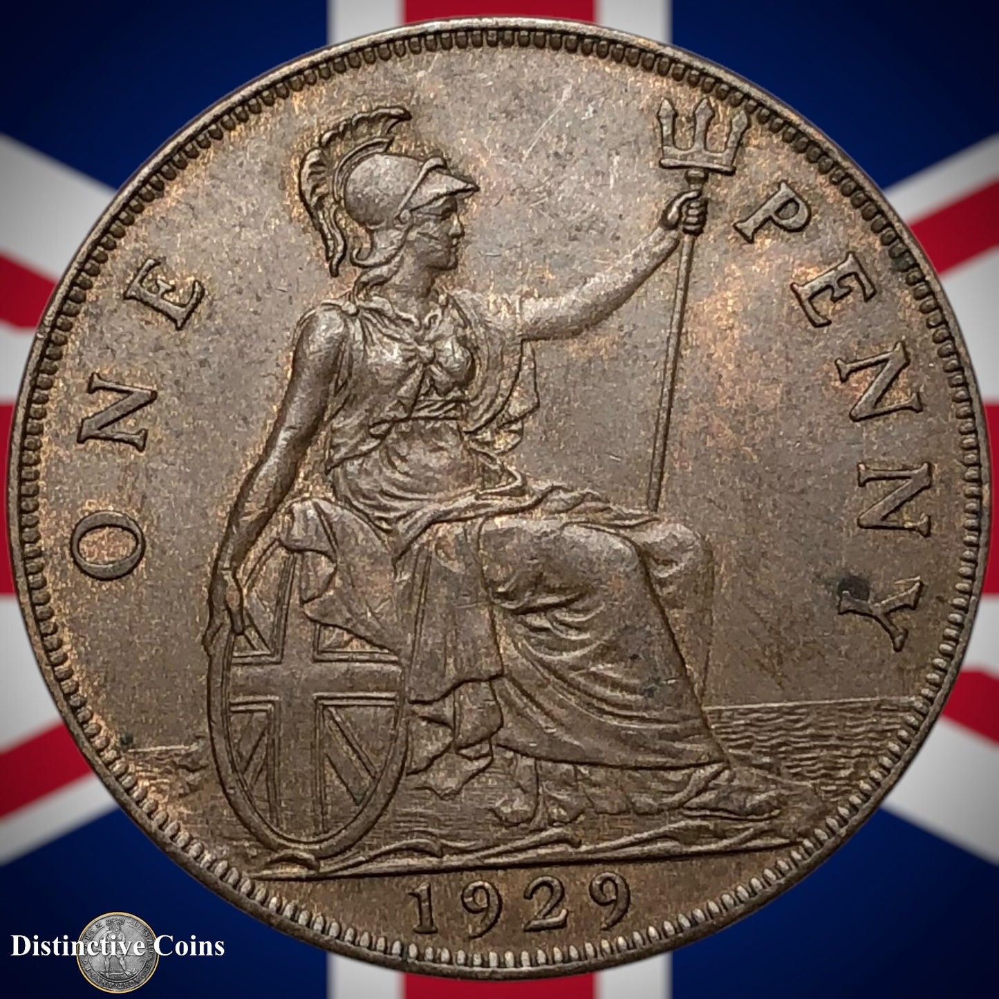 Great Britain 1929 Penny 1d GB7096