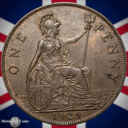 Great Britain 1929 Penny 1d GB7096
