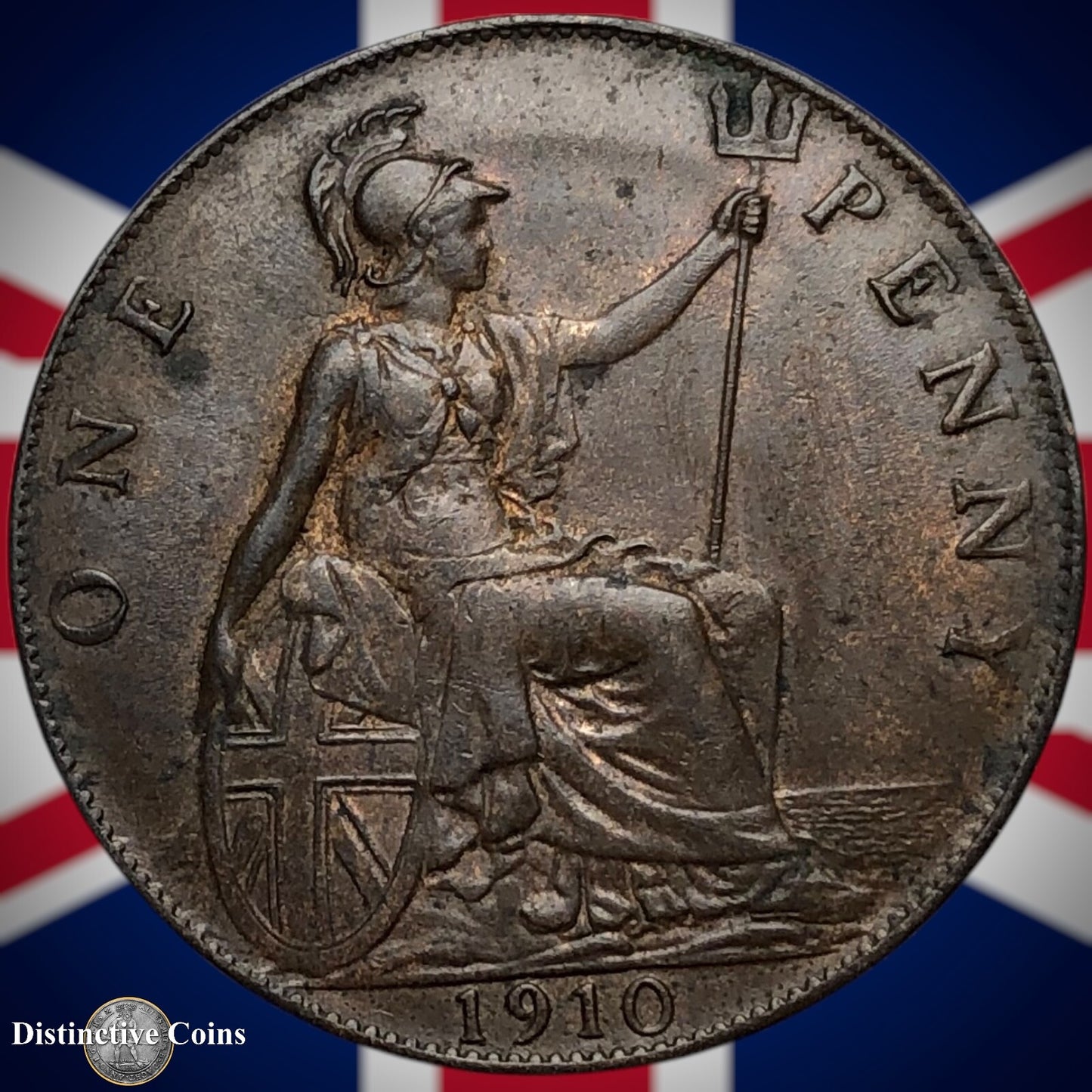 Great Britain 1910 Penny 1d GB6733