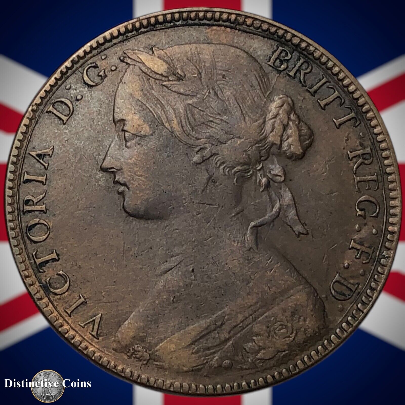 Great Britain 1860 Penny 1d GB6156