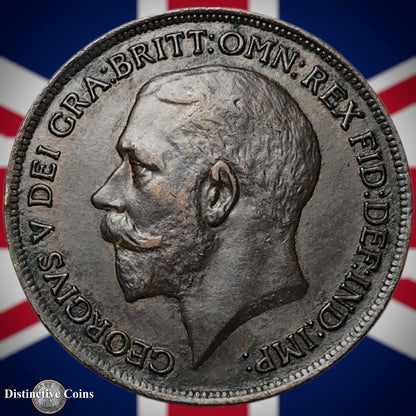 Great Britain 1919 Penny 1d GB6913
