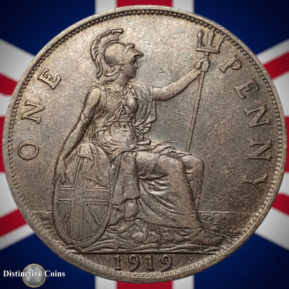 Great Britain 1919 Penny 1d GB6904