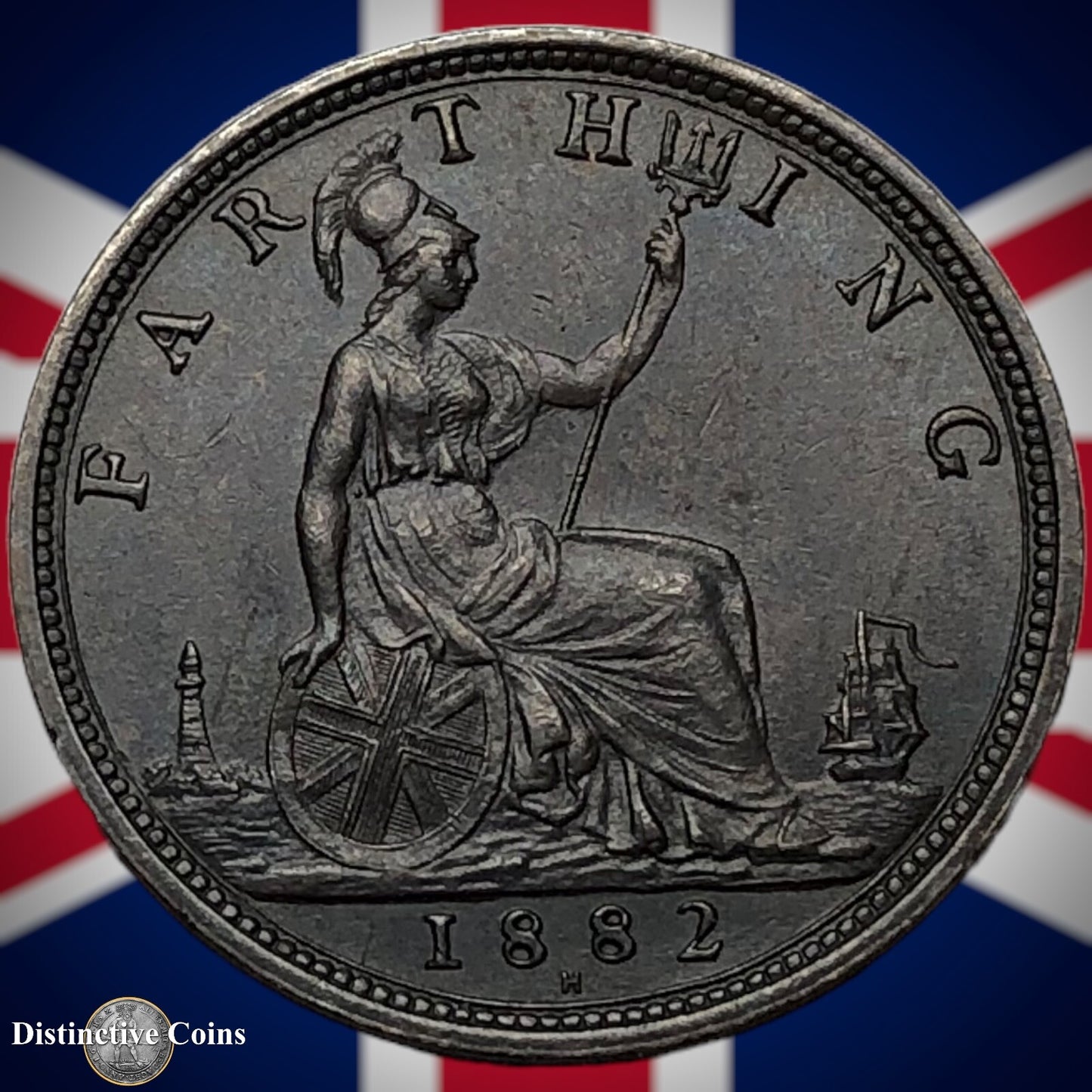 Great Britain 1881 H Farthing 1/4d GB3998