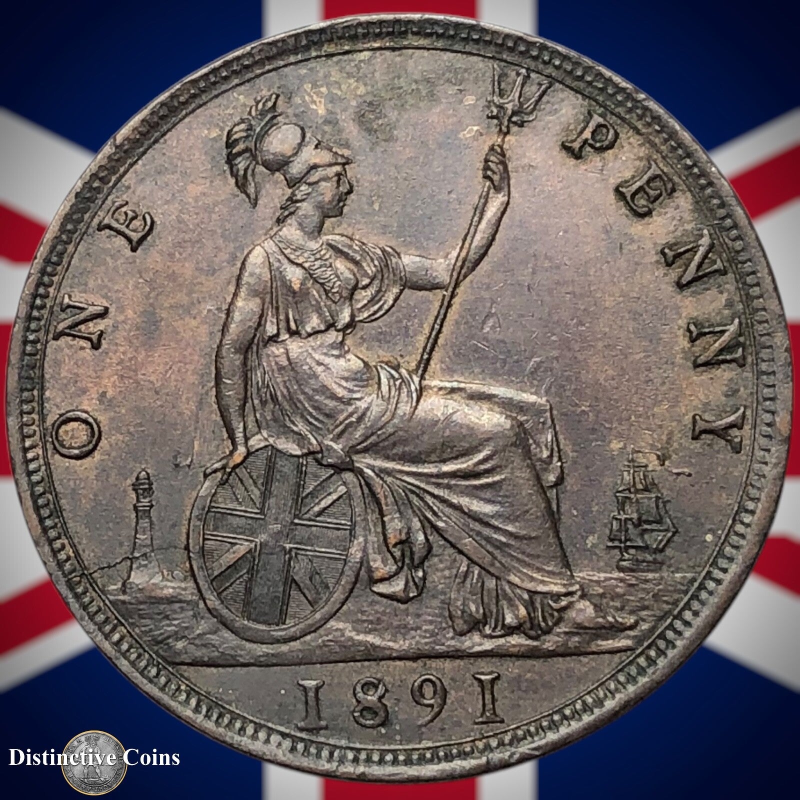 Great Britain 1891 Penny 1d GB6537