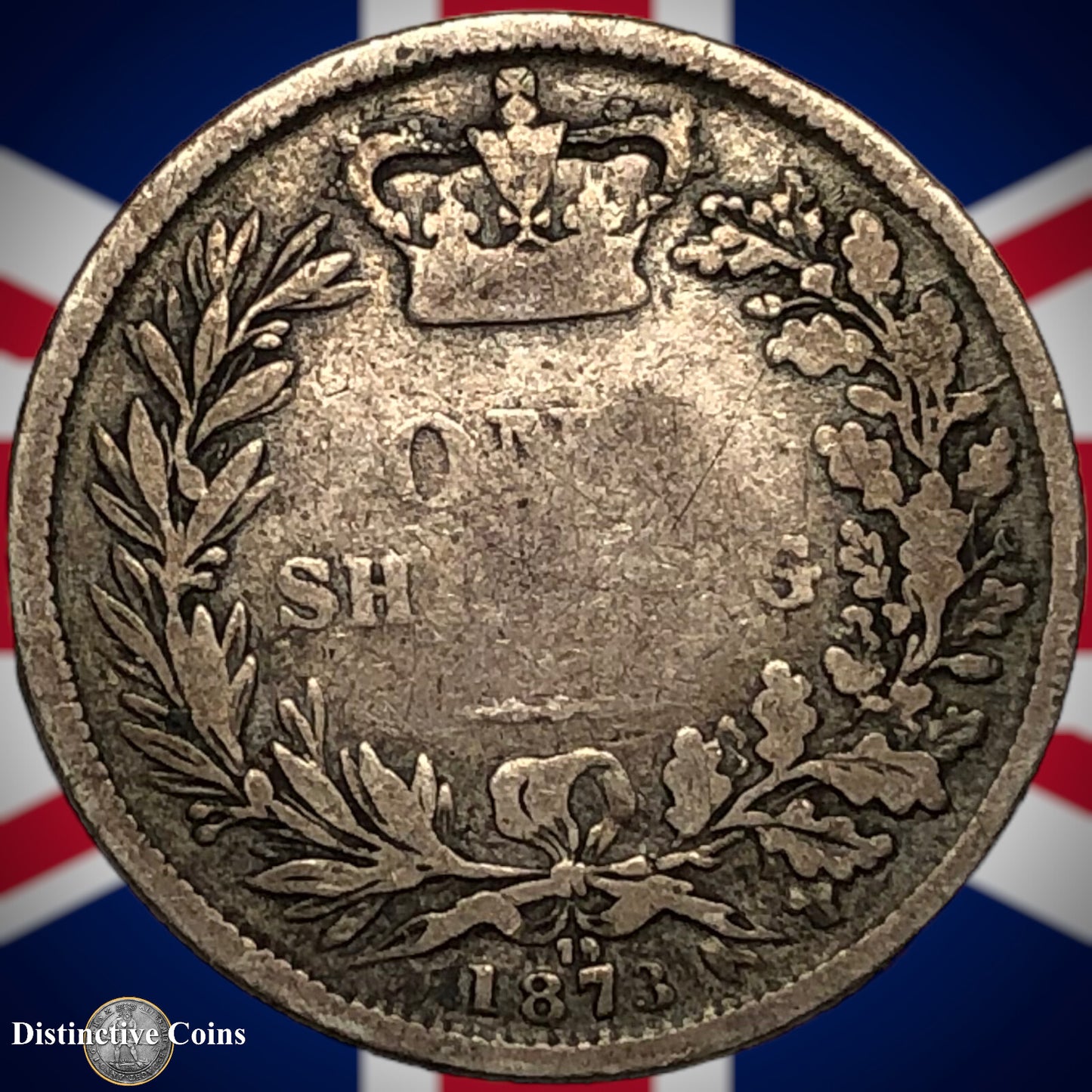 Great Britain 1873 British One Shilling GB0335