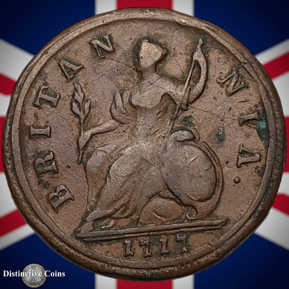 Great Britain 1717 Half Penny 1/2d GB5021