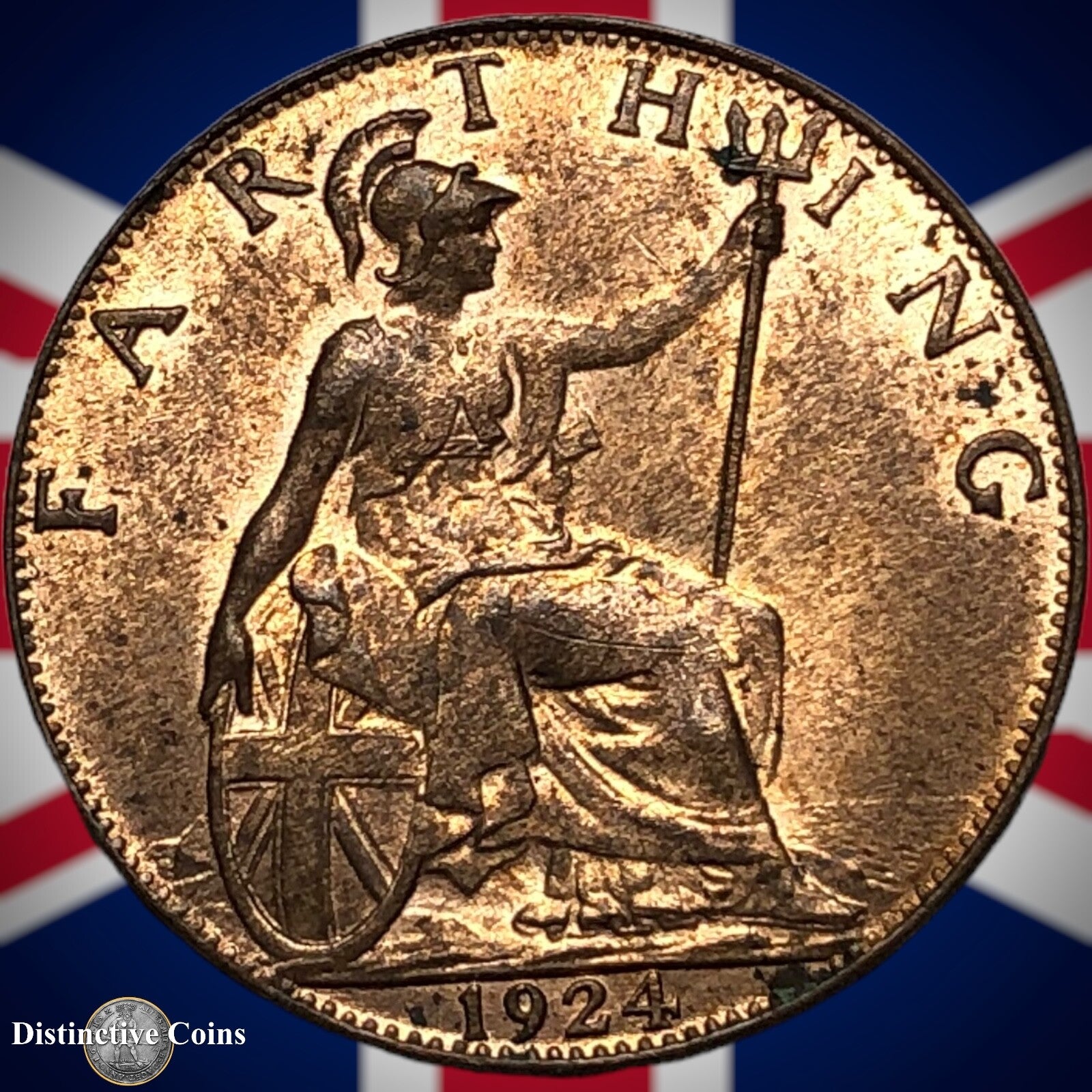 Great Britain 1924 Farthing 1/4d GB4785