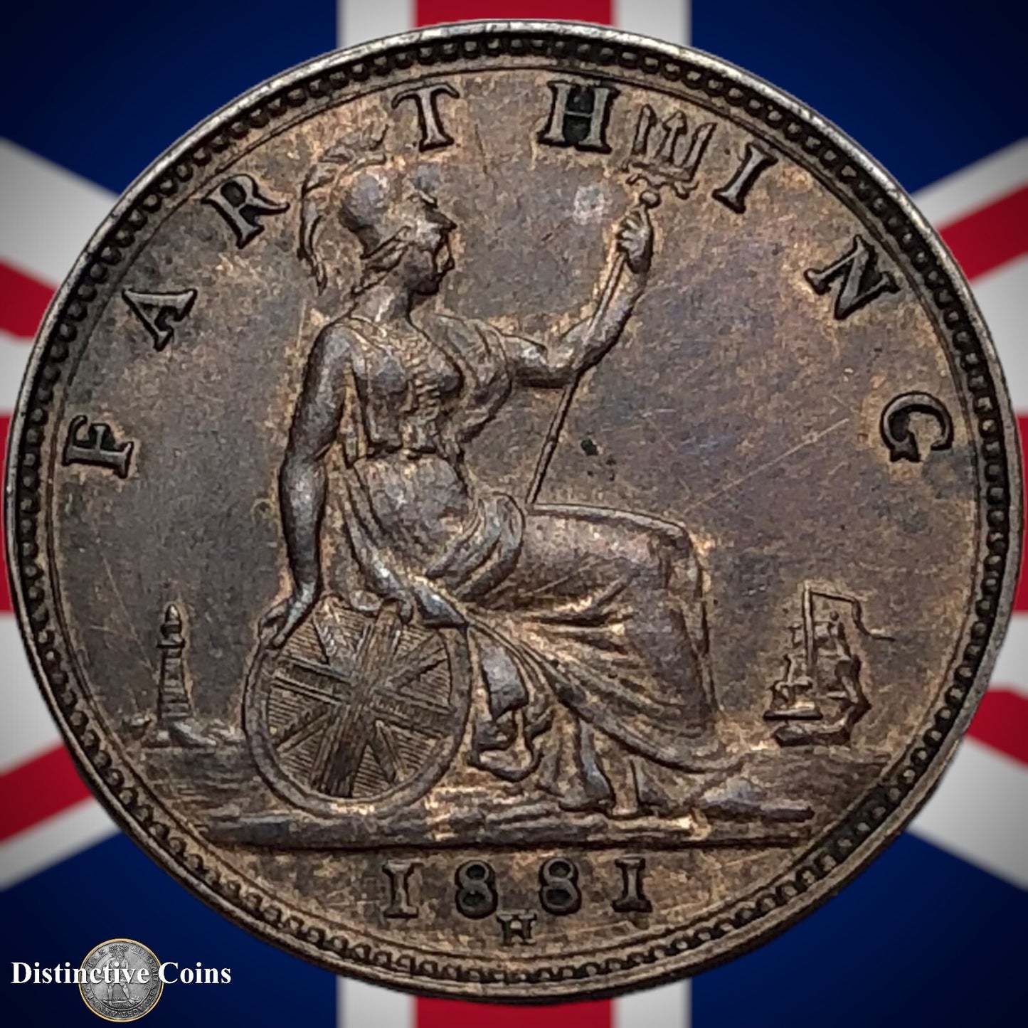 Great Britain 1881 H Farthing 1/4d GB3976