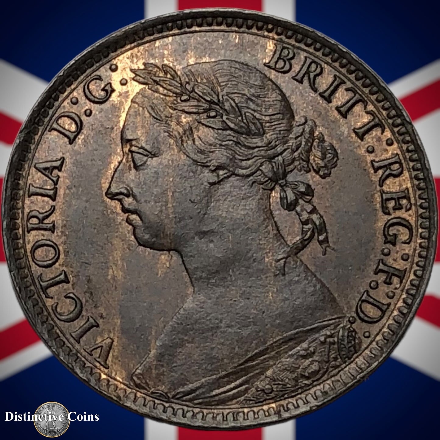 Great Britain 1890 Farthing 1/4d GB4288