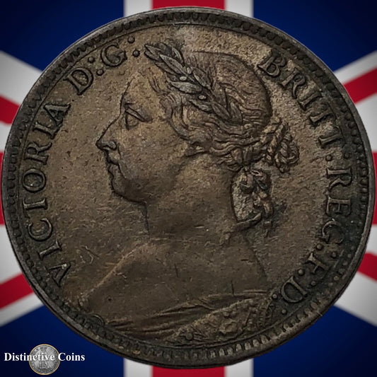 Great Britain 1885 Farthing 1/4d GB4146