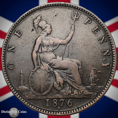 Great Britain 1876 H Penny 1d GB6378