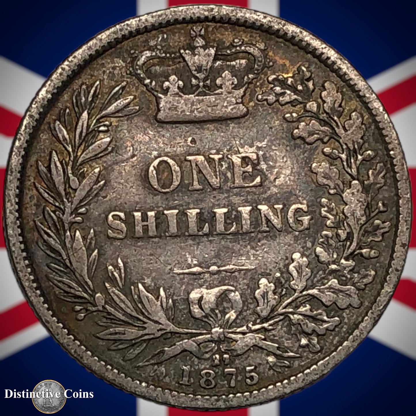 Great Britain 1875 British One Shilling GB0359