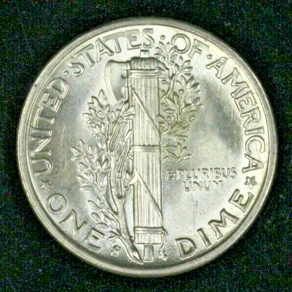 US 1942 S Mercury Dime 10 Cents FB   A2643
