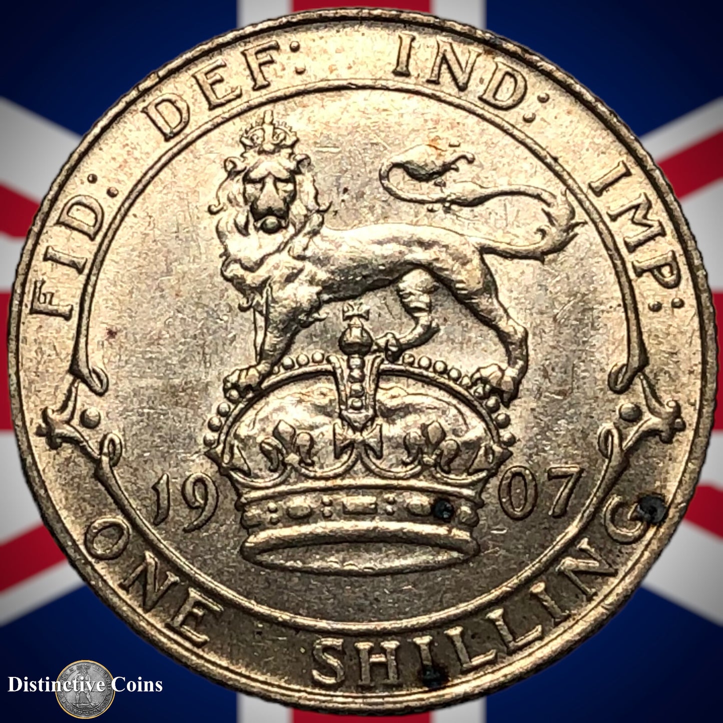 Great Britain 1907 British One Shilling GB0851