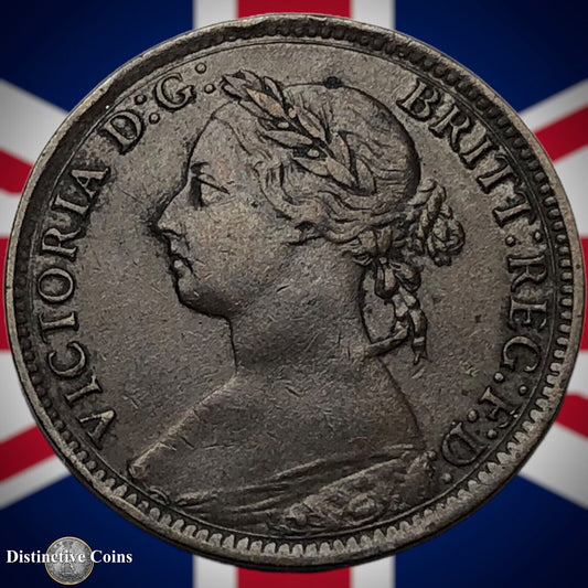 Great Britain 1895 Farthing 1/4d GB4393