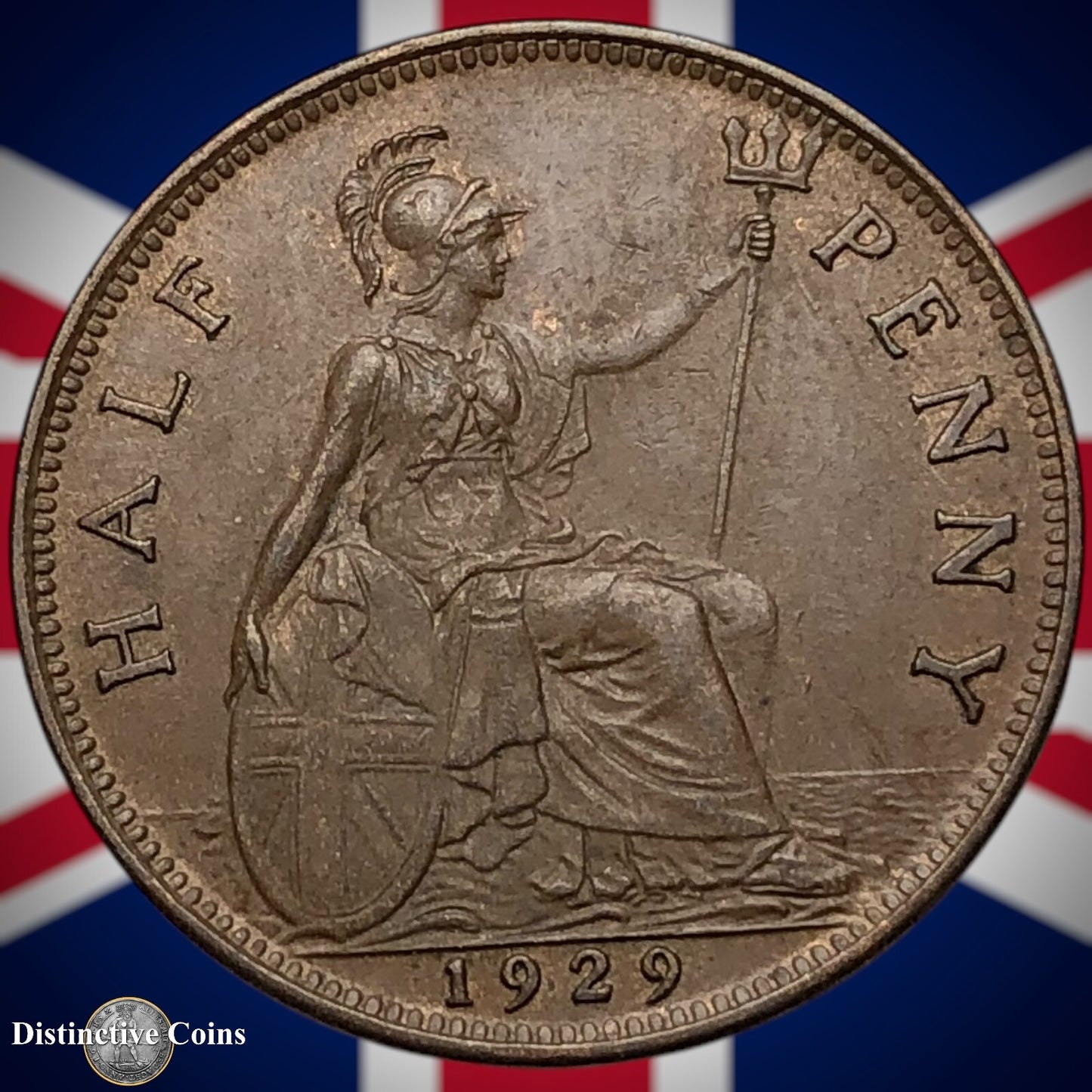 Great Britain 1929 Half Penny 1/2d GB5950