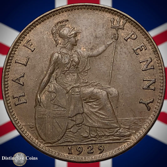 Great Britain 1929 Half Penny 1/2d GB5950