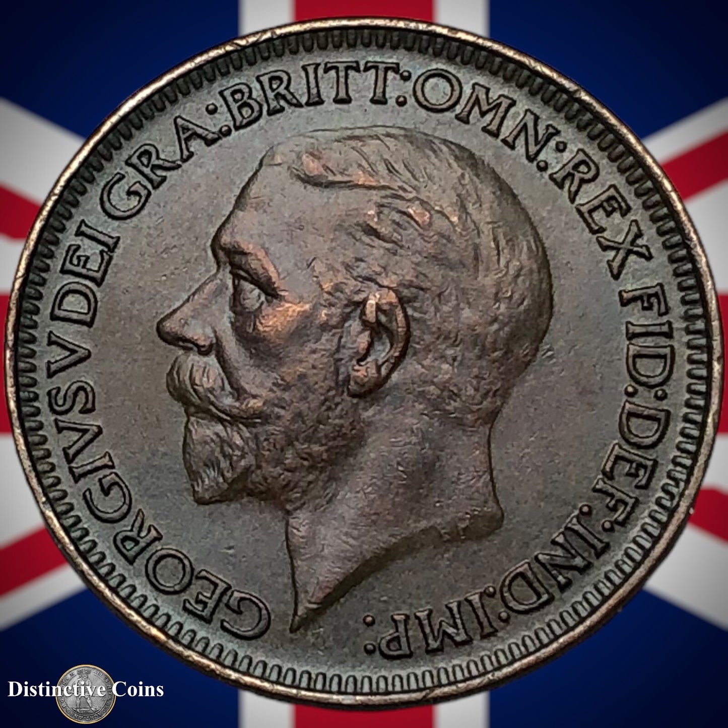 Great Britain 1928 Farthing 1/4d GB4859