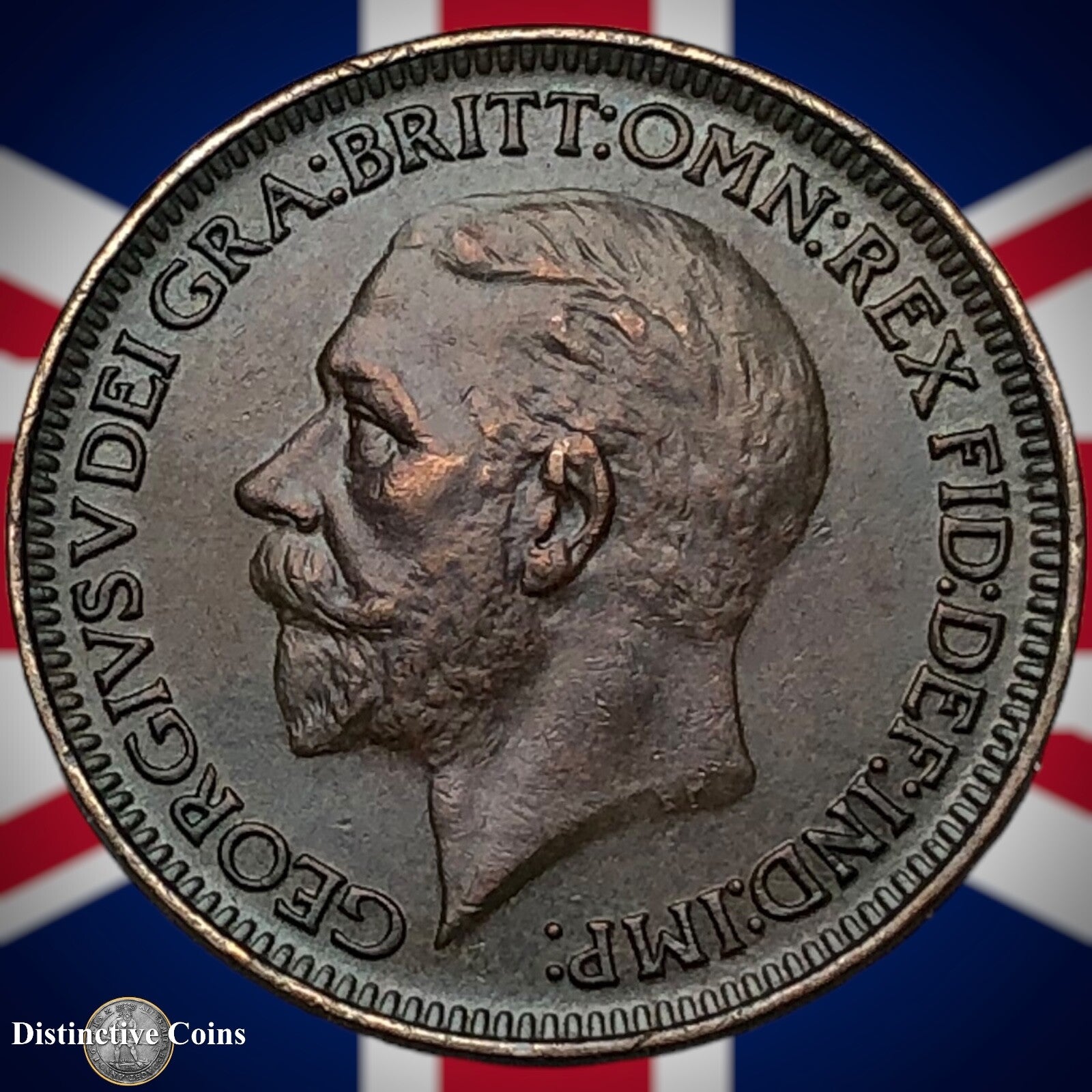 Great Britain 1928 Farthing 1/4d GB4859