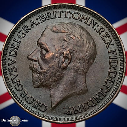Great Britain 1928 Farthing 1/4d GB4859