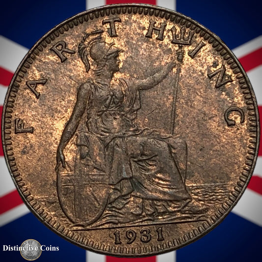 Great Britain 1931 Farthing 1/4d GB4895