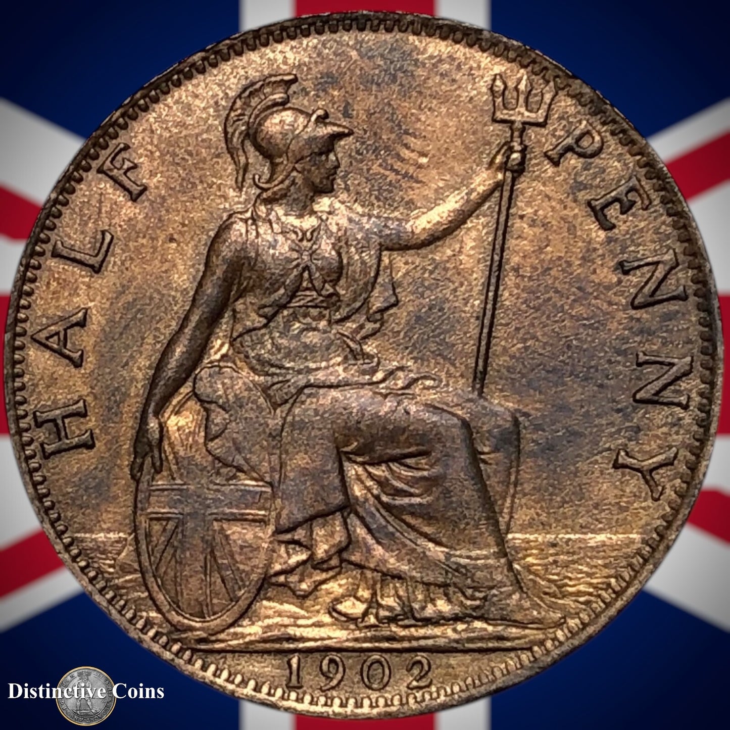 Great Britain 1902 Half Penny 1/2d GB5784