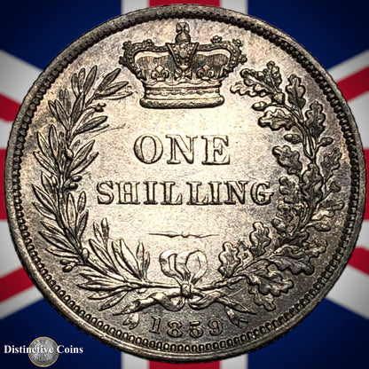 Great Britain 1859 British One Shilling GB0252