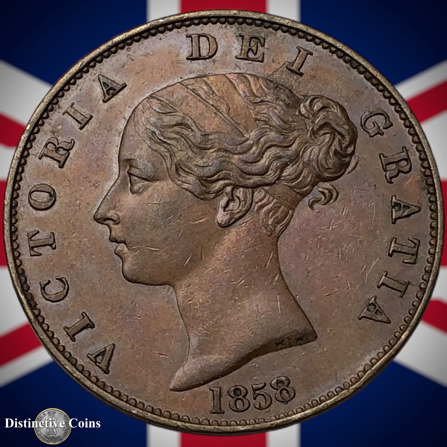 Great Britain 1858/7 Half Penny 1/2d GB5333