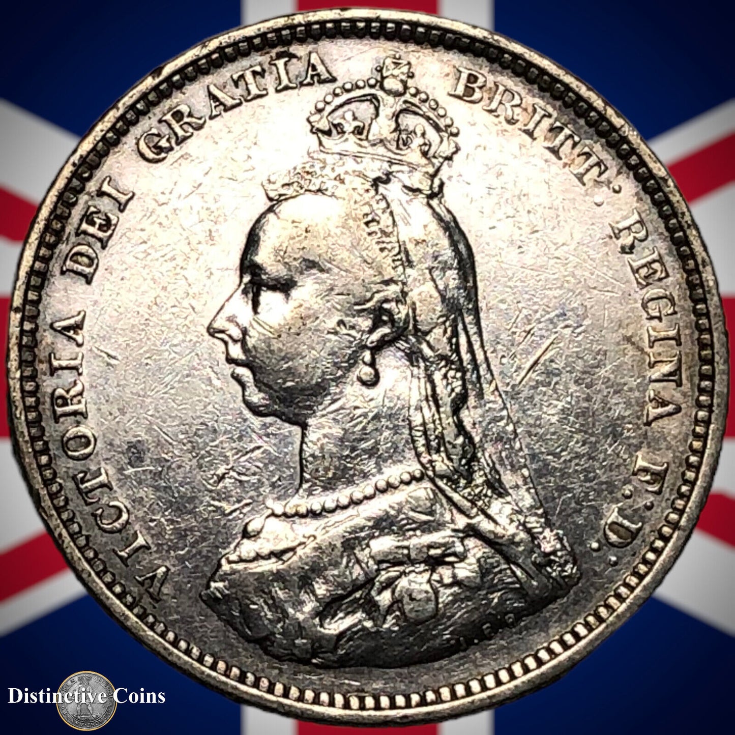 Great Britain 1887 British One Shilling GB0487