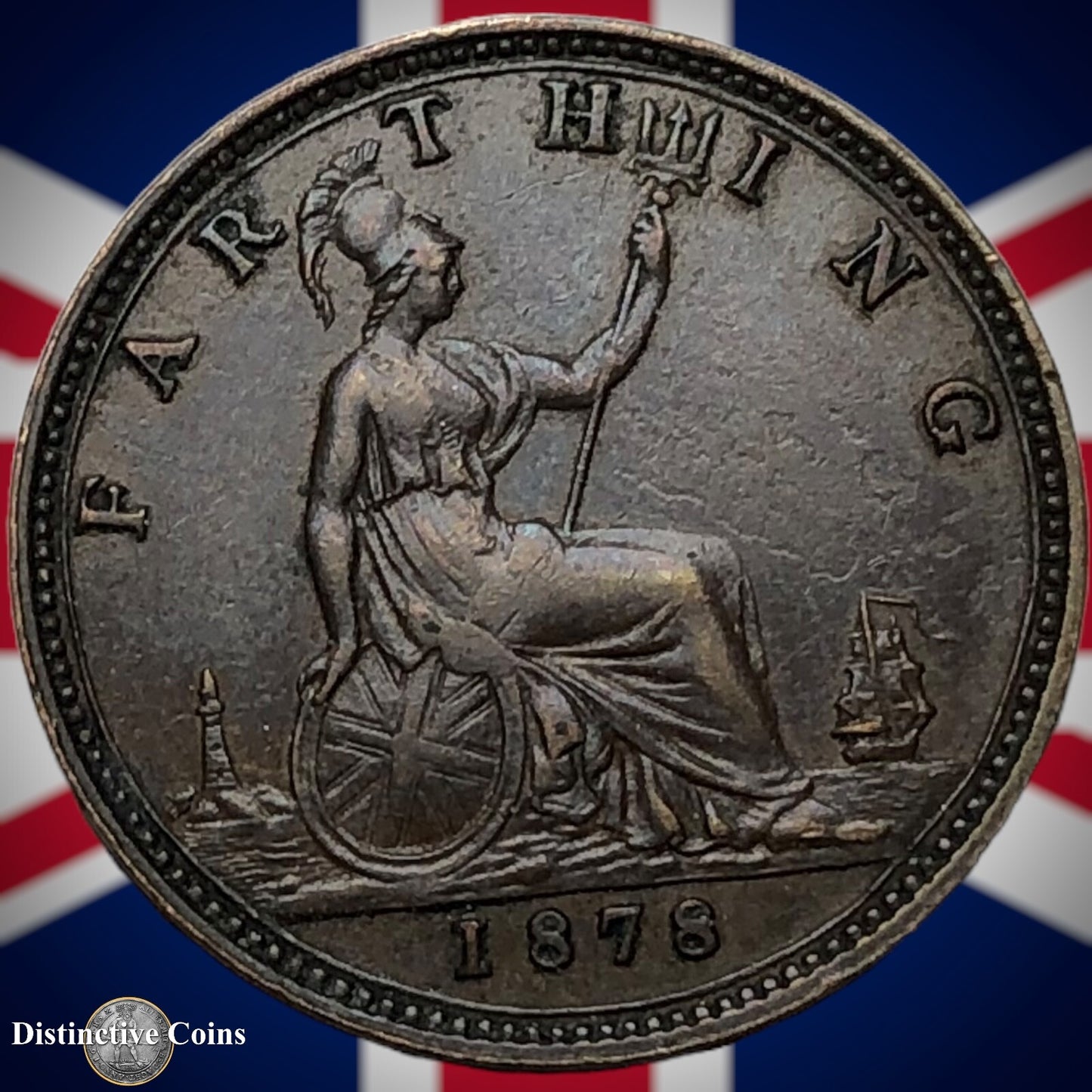 Great Britain 1878 Farthing 1/4d GB3787