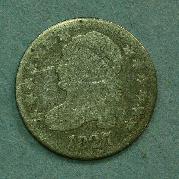 1827 Bust Dime United States U046