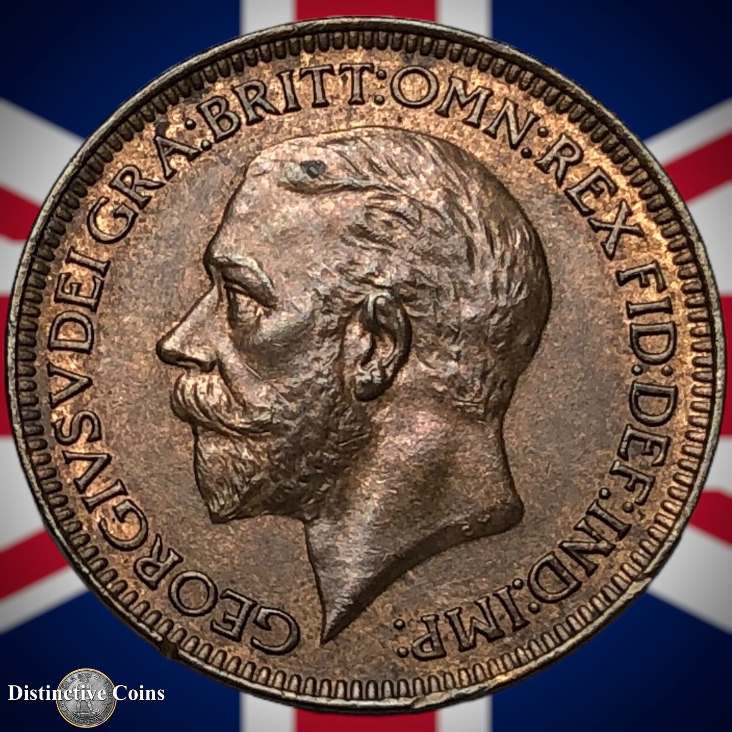 Great Britain 1933 Farthing 1/4d GB4942