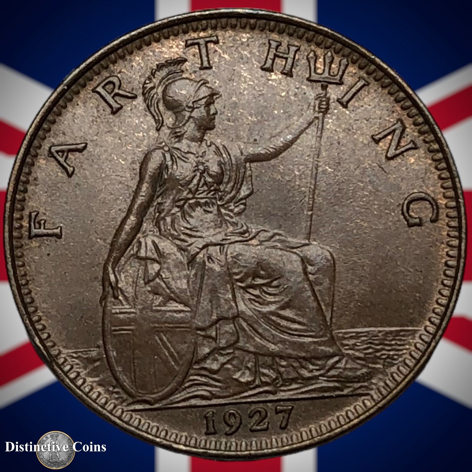 Great Britain 1927 Farthing 1/4d GB4853