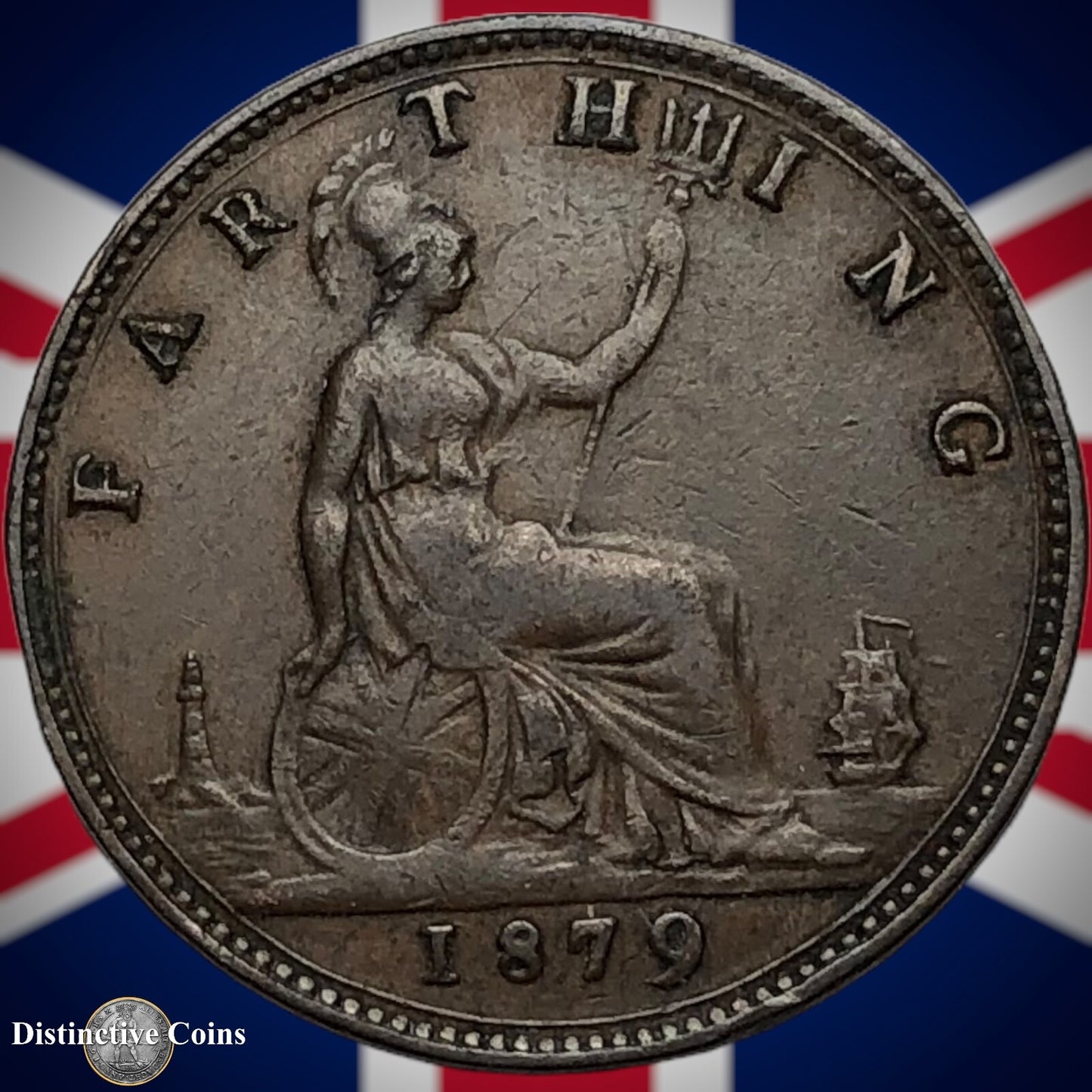Great Britain 1879 Farthing 1/4d GB3805