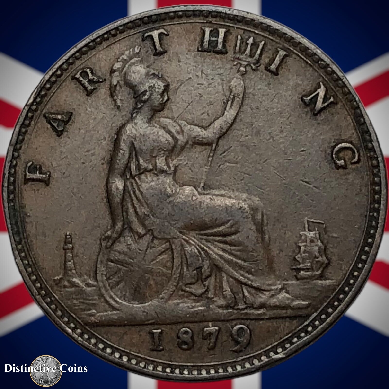 Great Britain 1879 Farthing 1/4d GB3805