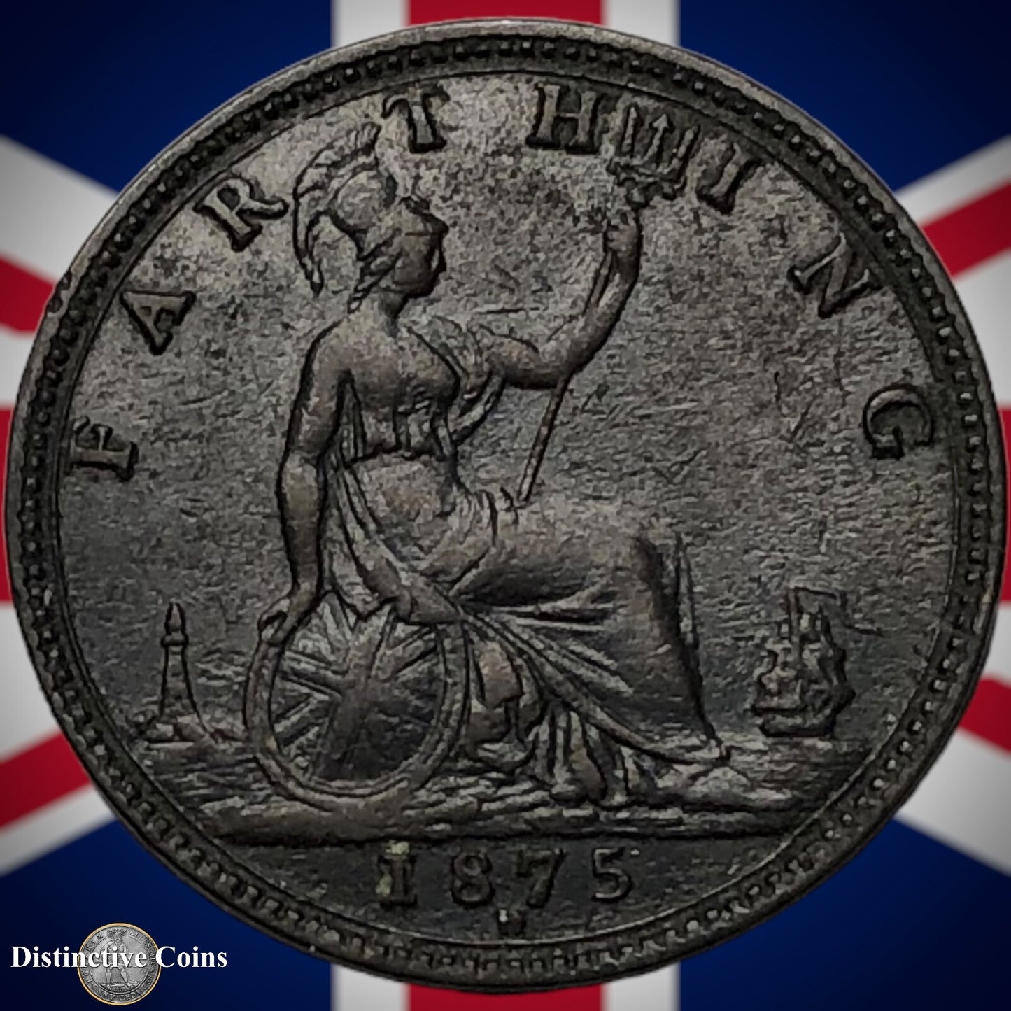 Great Britain 1875 H Farthing 1/4d GB3738