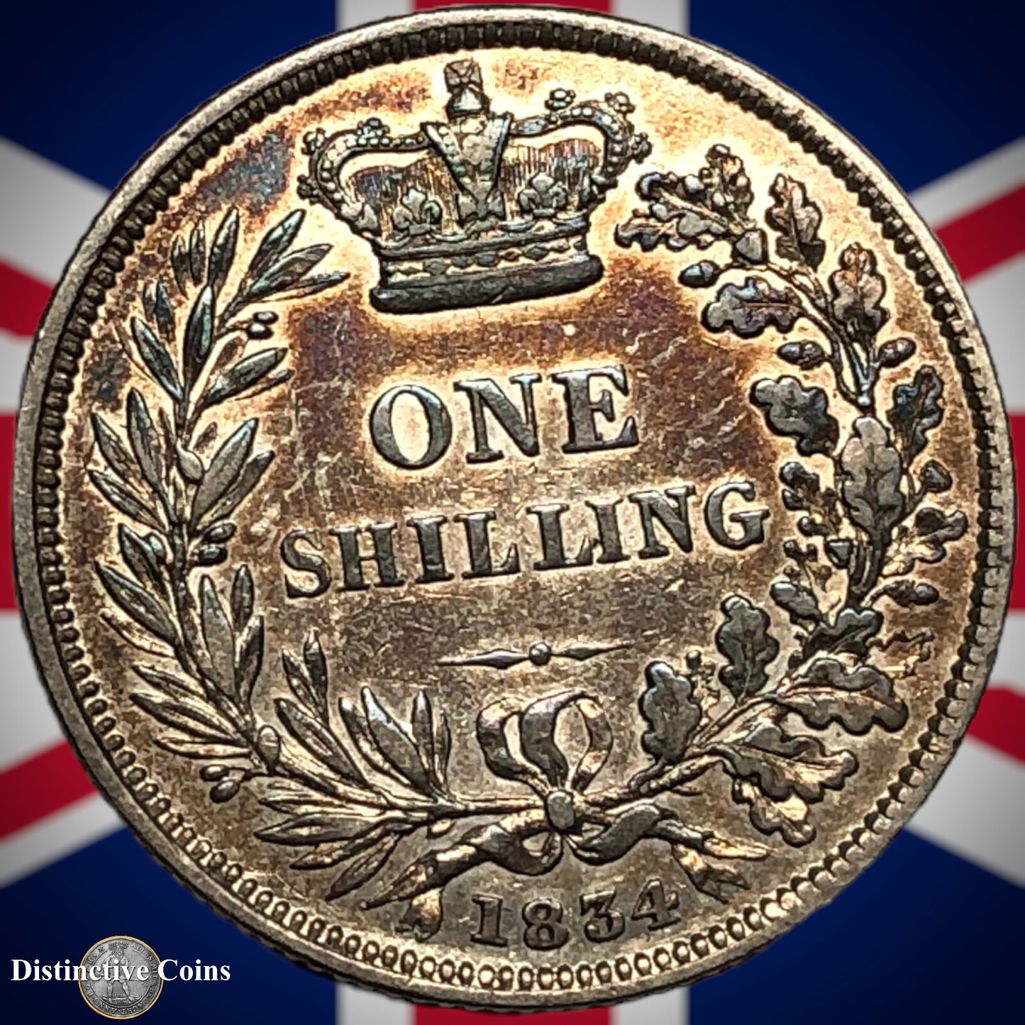 Great Britain 1834 British One Shilling GB0116