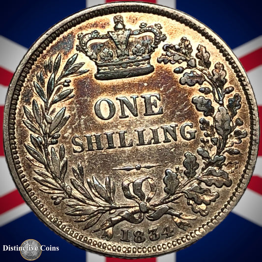 Great Britain 1834 British One Shilling GB0116