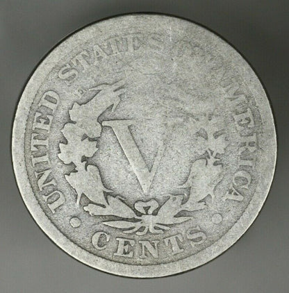 US 1883 S Liberty Nickel With Cents  A2964