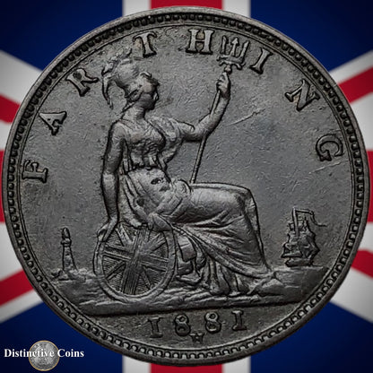 Great Britain 1881 H Farthing 1/4d GB4019